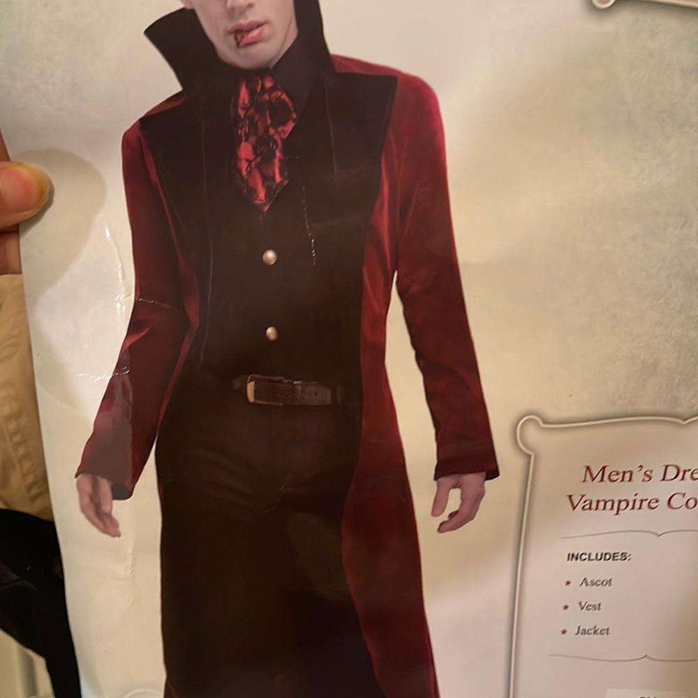 Men’s vampire jacket and vest